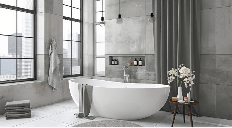 Elegant Soaking Bathtub
